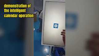 Video demonstrating the operation of the intelligent calendar